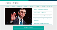 Desktop Screenshot of chrishuhne.org.uk